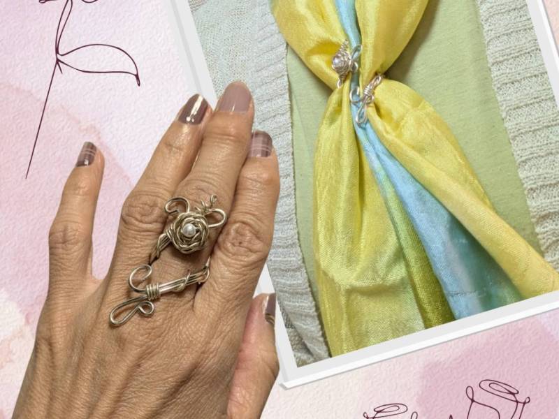 8.27(水)【大倉山】サイズ自在で2way『ワイヤーローズリング』