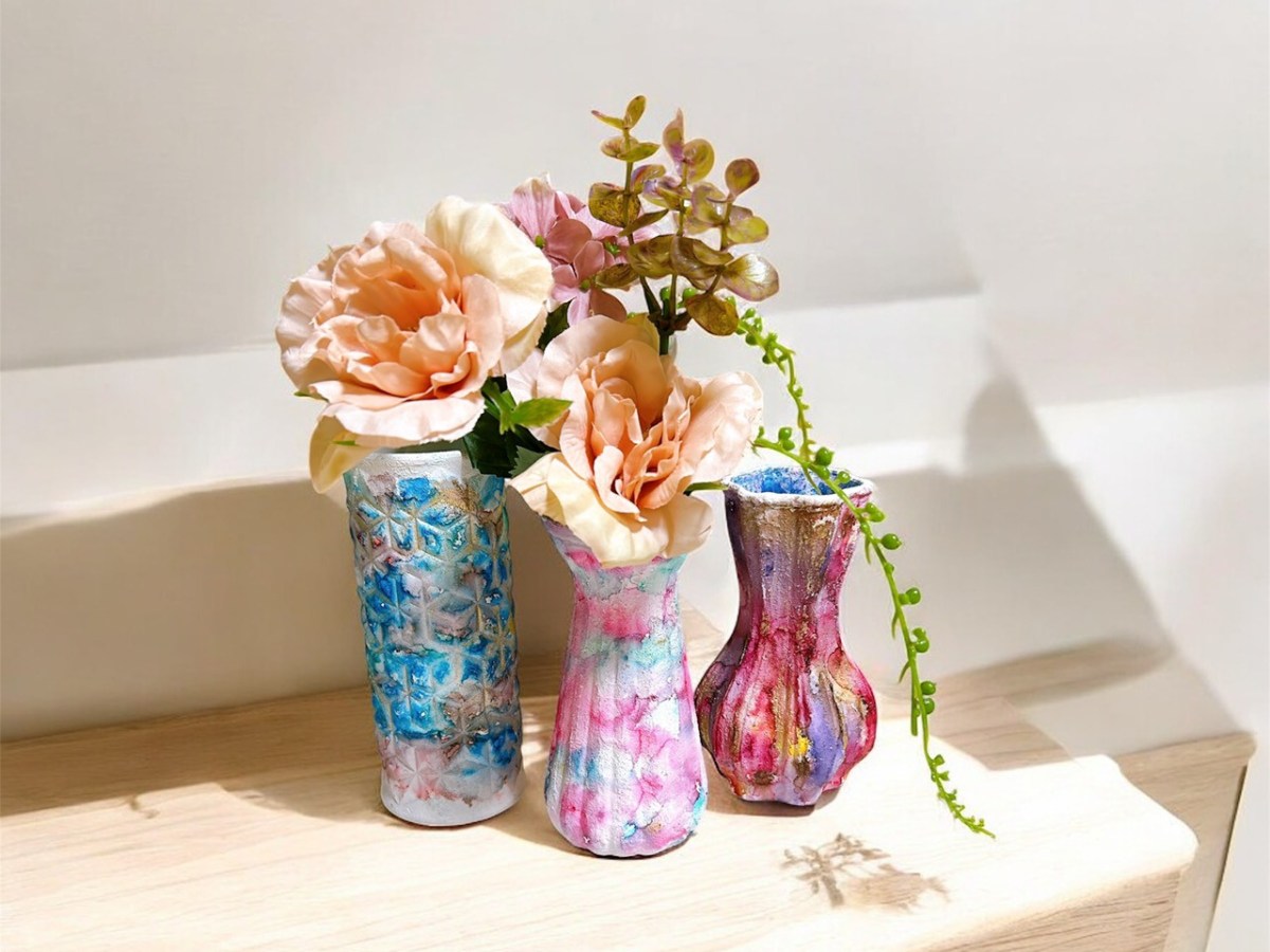 11.19(水)【大倉山】アルコールインクアート『フラワーベースを作ろう』