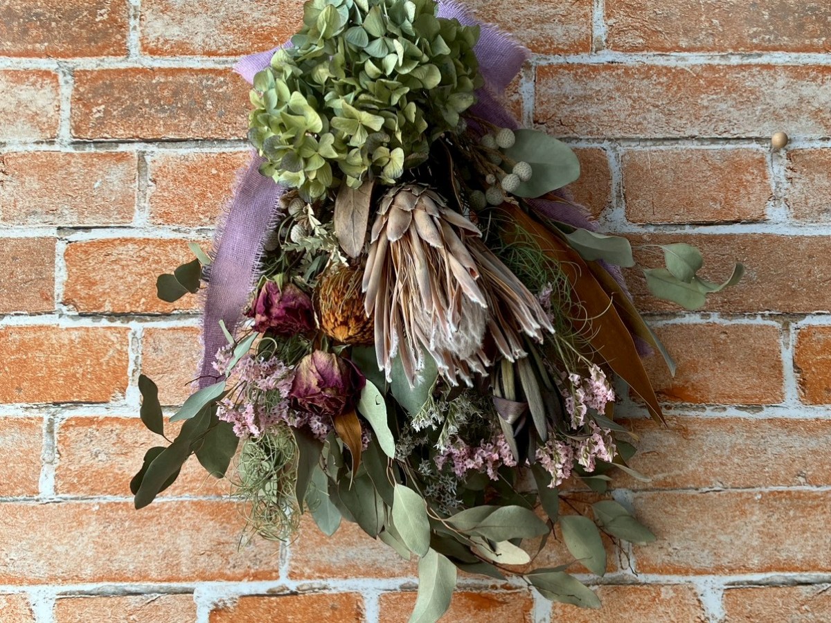 3.26(木)【鶴見】ワイルドフラワーで作る『ドライフラワースワッグ』