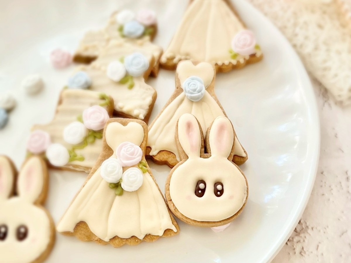 4.15(水)【大倉山】米粉アイシングクッキー『白うさの憧れウエディング』