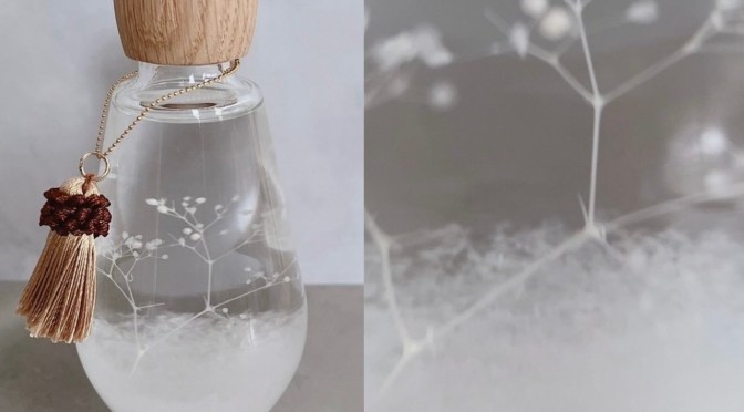 4.22(水)【鶴見】雪降る魔法のボトル『アートストームグラス』