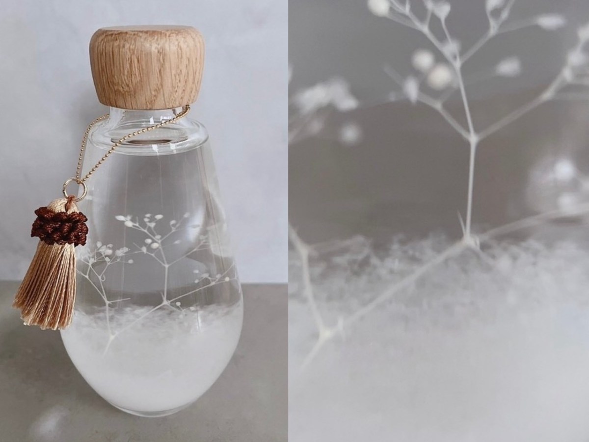 4.22(水)【鶴見】雪降る魔法のボトル『アートストームグラス』